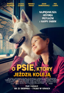 Plakat filmu "O psie, który jeździł koleją"