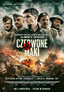 Plakat filmu "Czerwone maki"