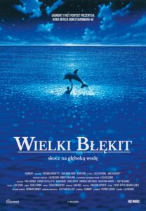 Plakat filmu "Wielki błękit"