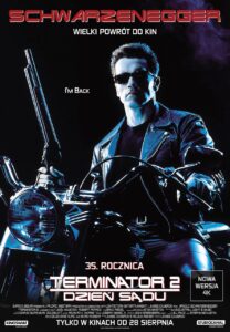 Plakat filmu "Terminator 2: Dzień sądu"